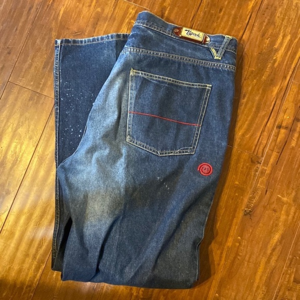 Hypnotic Genes Jeans splatter bottom‎ Sz 40